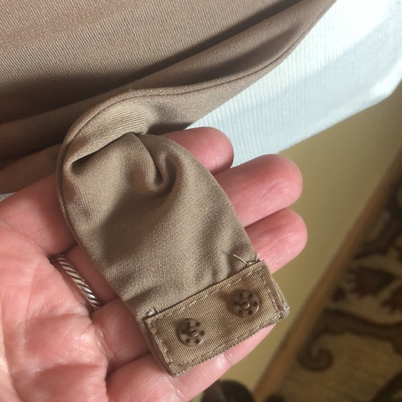 NUDE Size Large BodySuit Gathered Front classically Sexy $88 NEW - Picture 8 of 13